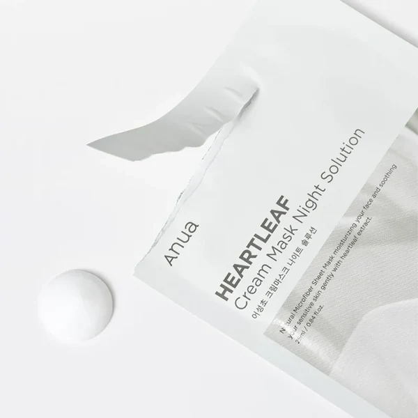 ANUA - Heartleaf Cream Mask Night Solution Veil Mask