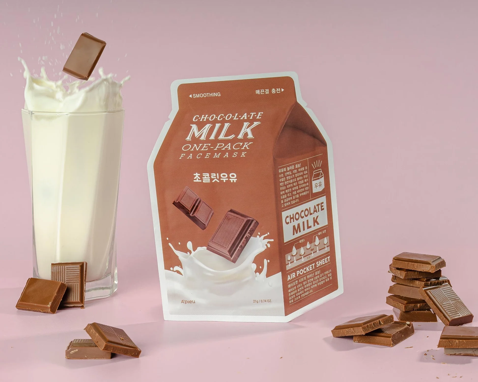 A'PIEU Milk One Pack Fátyolmaszk - Csokoládé