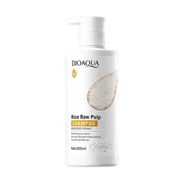 Bioaqua - Rice Raw Pulp Shampoo - Sampon 500 ml