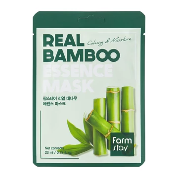 Farmstay - Real Bamboo Essence Mask - Fátyolmaszk