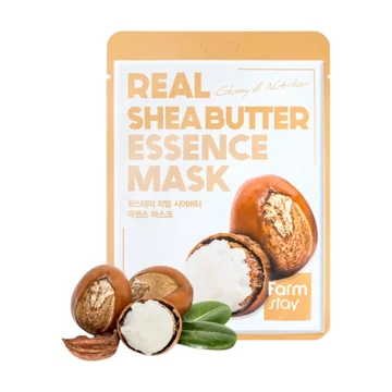 Farmstay - Real Shea Butter Essence Mask - Fátyolmaszk