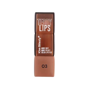 Kiss Beauty - Teddy Lips - Bársonyos rúzs - Bézs 03