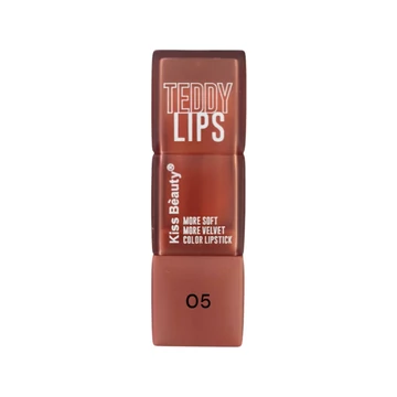 Kiss Beauty - Teddy Lips - Bársonyos rúzs - Rózsaszín 05