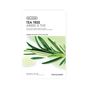 The Face Shop - Real Nature Tea Tree Fátyolmaszk