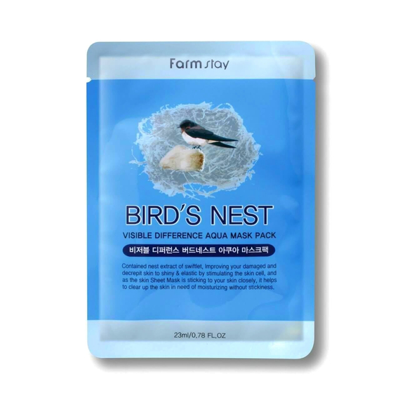 Farmstay Visible Difference Birds Nest Aqua Fátyolmaszk
