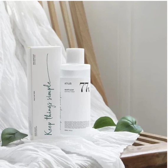 Anua - Heartleaf 77 Soothing Tonik 250ml virágokkal