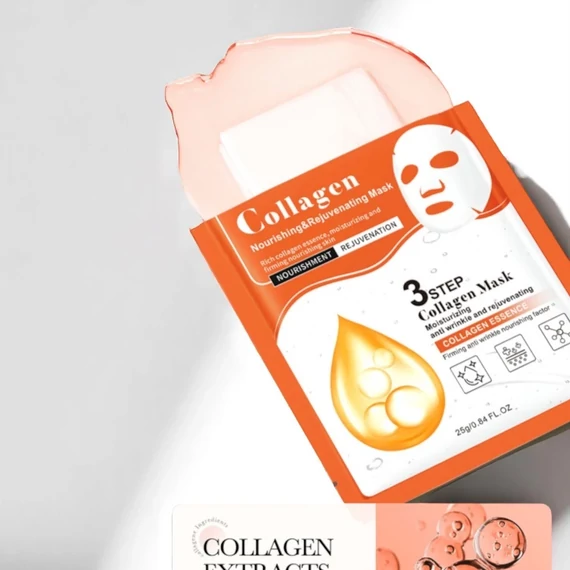 Bioaqua - 3 step Collagen Mask - 3 lépéses fátyolmaszk