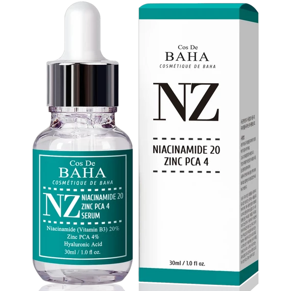 Cos De BAHA - NZ Niacinamide 20 Zinc PCA 4 Szérum - 30ml