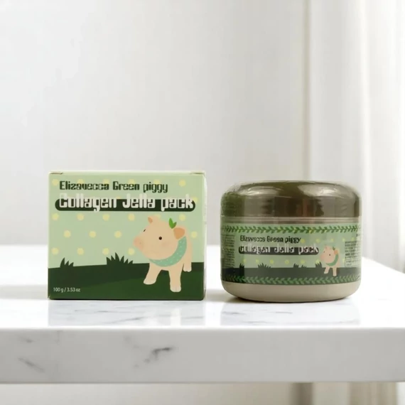 Elizavecca - Green Piggy Collagen Jella Pack - Hidratáló maszk 100g