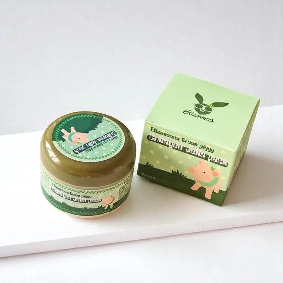 Elizavecca - Green Piggy Collagen Jella Pack - Hidratáló maszk 100g