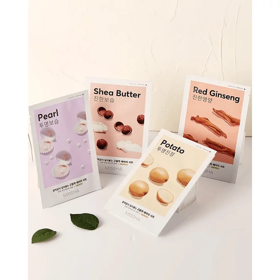 MISSHA - Airy Fit Sheet Mask fátyolmaszk #Gyöngy