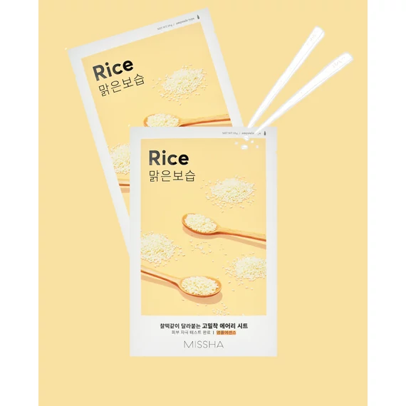 MISSHA - Airy Fit Sheet Mask fátyolmaszk #Rizs