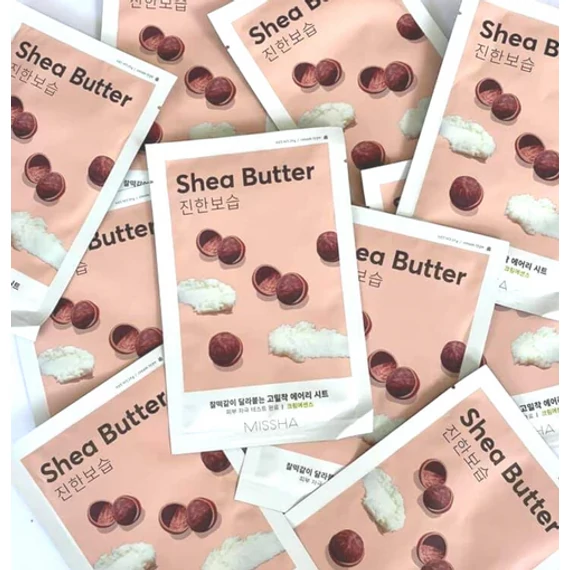 MISSHA - Airy Fit Sheet Mask fátyolmaszk #Shea vaj