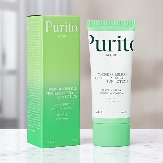 Purito - Wonder Releaf Centella Daily Sun Cream - Fényvédő SPF50+ 60ml