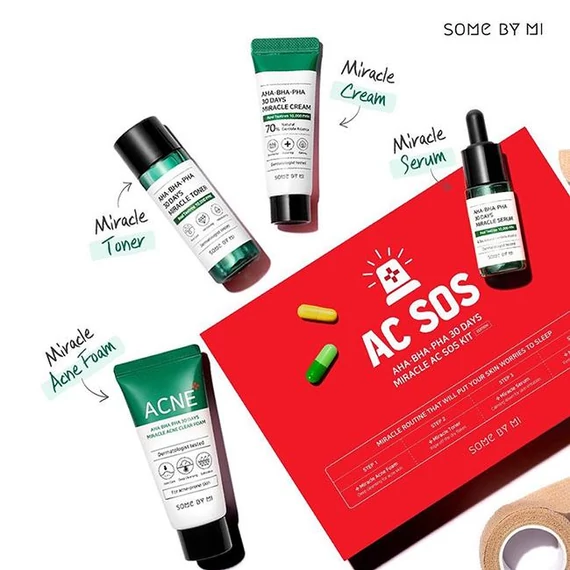 SOME BY MI - AHA, BHA, PHA 30 Days Miracle AC SOS szett