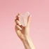 Gua Sha arcmasszírozó kő - Rózsakvarc